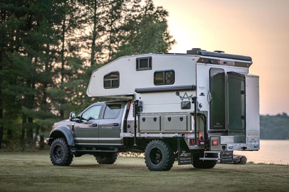 Kingstar Truck Bed Camper on the waterside 