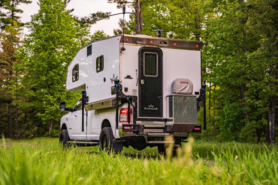 Truck Bed camper by Kingstar in the woods 