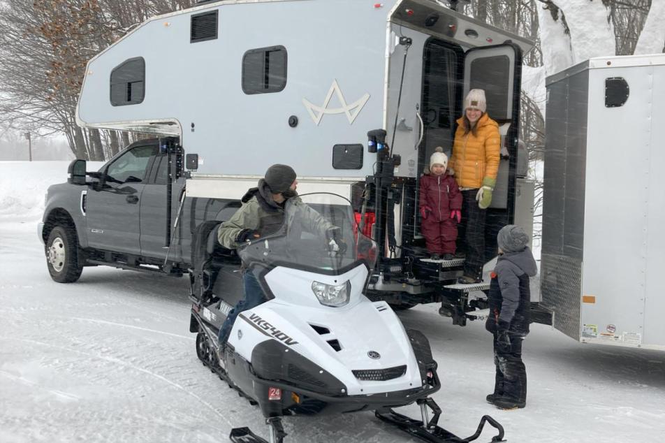 Campers for all seasons. 