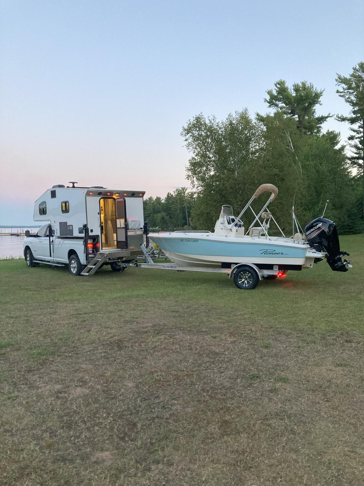 kingstar with boat and camping 