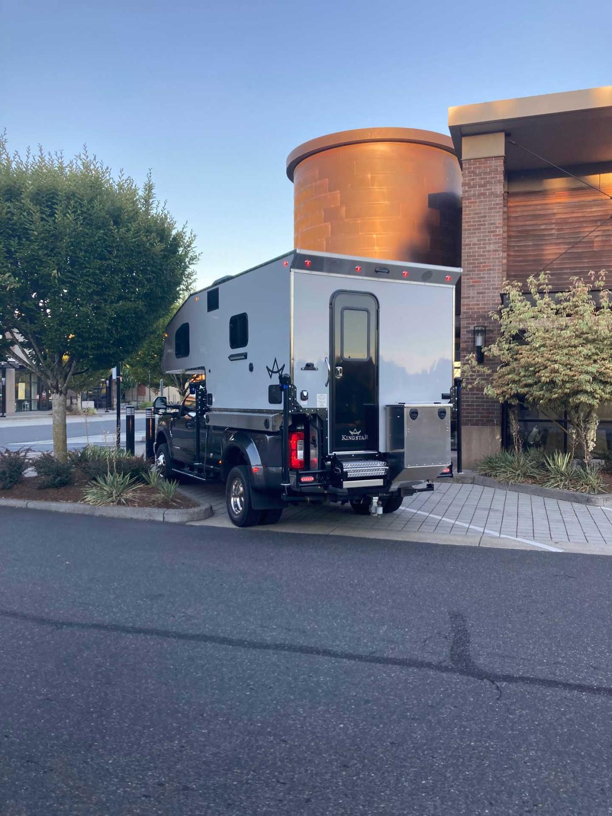 kingstar camping in urban setting 