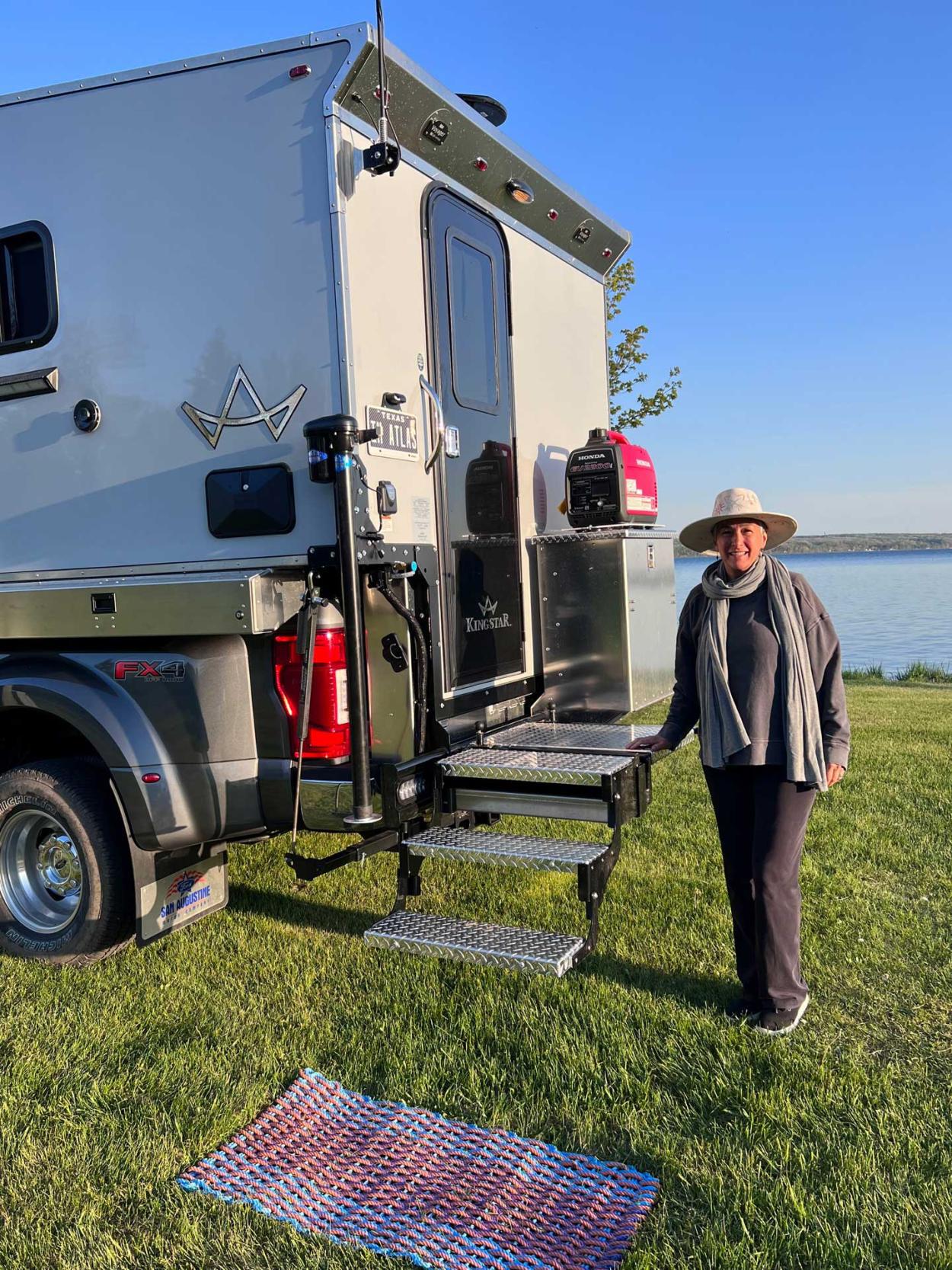 kingstar camping in urban setting 